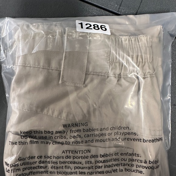 Galls Mens Cargo Pants Size 38x32 Beige Cotton Blend Utility Outdoor Mid Rise - Picture 12 of 12